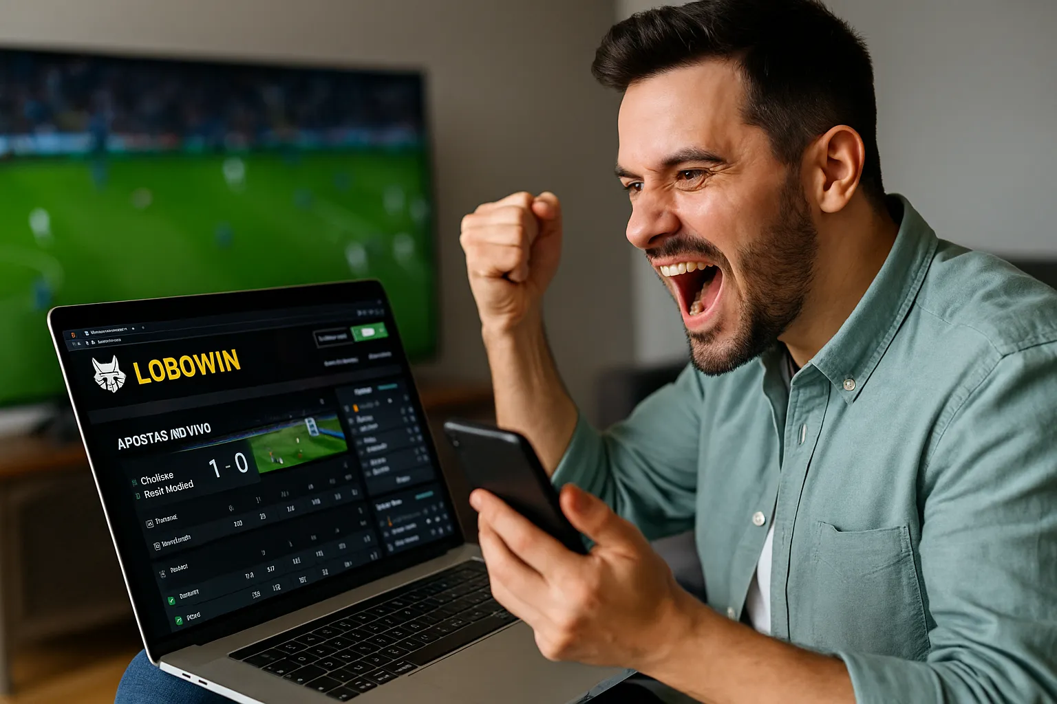 Aposte em apostas esportivas no cassino online LOBOWIN